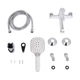 Змішувач для ванни Qtap Grand (з душовим гарнітуром) QTGRAWCR006 Chrome/White - изображение 7