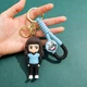 Брелок фигурка Эдди Мансон из сериала Очень странные дела Stranger Things Eddie Munson на ключи рюкзак сумку пенал, игрушка 8 см - изображение 4