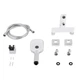 Змішувач для ванни Qtap Gemini (з душовим гарнітуром) QTGEM259CRW45683 Chrome/White - зображення 6