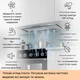 Вытяжка кухонная Klarstein Camila 70 447 м³/ч 70 Вт (10041346) - изображение 2
