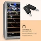 Винный шкаф KLARSTEIN Vinamour 26 Uno LED нержавеющая сталь 88 л Стальной (10028491) - изображение 3