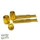 Курительная трубка металлическая Boss Pipe 420 Gold + Zip пакет в подарок - изображение 4