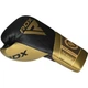 Боксерские перчатки RDX BOXING GLOVES MARK PRO FIGHT TRI KORTA 1 Черный, Золотой 8 унций (BGM-PFTK1G 8) - изображение 2