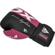 Боксерские перчатки RDX BOXING GLOVES REX F4 Черный, Розовый 12 унций (BGR-F4P 12) - изображение 2