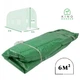 Пленка для теплицы парника King Garden 6м² (300х200х200) 3-слойная, зеленая, 140 г/м², UV4 - изображение 1