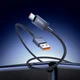 Кабель Hoco USB-Type-C 1метр 5A Black (X118TС Black) - зображення 8
