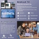 Планшет 10.1" Ziovo Z168 6+16/128Gb 8 ядер Android 14 8000 mAh Purple - изображение 4