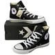 Кеди Converse All Star Black Hi 42 (чорно-білі високі) - зображення 1