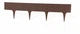 Палісад садовий Rattan Palisade 2.4 м коричневий - зображення 3