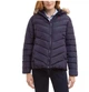 Женская пуховая куртка U.S. Polo Assn. с меховым капюшоном в американском стиле. Dark Navy. XS синяя - изображение 1