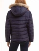 Женская пуховая куртка U.S. Polo Assn. с меховым капюшоном в американском стиле. Dark Navy. XS синяя - изображение 4