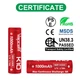 Акумулятор 14500/AA Li-Ion Vapcell INR14500 K10, 1000mAh, 8A, 4.2/3.6/2.5V, Red - зображення 3