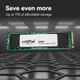 Накопичувач SSD 480GB Crucial E100 PCI-E M.2 2280 CT480E100SSD8 - зображення 3