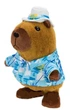 М'яка інтерактивна іграшка Капібара в капелюсі Plush Toys 27см ходить, співає та повторює голос C1141 - зображення 2