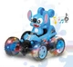 Іграшка на радіокеруванні Стич Star Toys 14см машинка-перевертень Stitch з мелодіями, зі світлом та звуком 190-1A - зображення 4