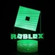 Roblox ночник 3D Led-лампа Роблокс 20см акриловая с 7 цветами подсветки, сенсорное и дистанционное управление R20 - изображение 6