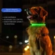Світлодіодний LED нашийник для собак Supretto із зарядкою USB, зелений (94160003) - зображення 5