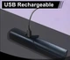 Потужний акумуляторний портативний UV/LED ліхтарик для манікюру без бренду з таймером та дисплеєм миттєва фіксація для нарощування 5 w 395 nm 5 V 1 A чорний - зображення 5
