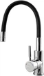Кухонна мийка Kernau KGS A 50 1B1D Black Metallic з краном KWT ​​29 Elastic Black - зображення 2
