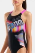 Купальник для дівчаток Arena LIT LOGO SWIMSUIT V BACK L 010690-590 6 116 см Чорний - зображення 2