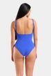 Купальник жіночий Arena SWIMSUIT LILI SQUARED BACK 010844-800 38 Синій - зображення 4