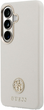 Etui Guess Rhinestone Round Logo MagSafe do Samsung Galaxy S26 Beige (3666339613426) - obraz 2