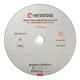 Диск відрізний по металу, 230×1,6×22,2 мм, 6600 об/хв INTERTOOL CT-4015 - зображення 1