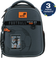Рюкзак шкільний Kite Education 555S для хлопчика Сірий 36.5x27x15.5см 14 л Ортопедичний каркасний 1-4 клас спинка Ergo Kids (K26-555S-6) - зображення 2