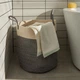 Корзина для хранения с ручками MBM HOME TH-14 GRAY/WHITE серо-белая - изображение 6