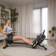Гребний тренажер магнітний Hop-Sport HS-055R Creek до 110 кг (Bluetooth App) - зображення 3