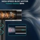Фен професійний VGR V-401 BLACK, 40 рівнів обдування 70000 - 110000 RPM, 40 рівнів температури 60°C - 100°C, 3 насадки - зображення 6