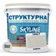 Краска цветная СТРУКТУРНАЯ Skyline 1002-Y Блеран 8 кг - изображение 2