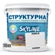 Краска цветная СТРУКТУРНАЯ Skyline 0300-N Пломбир 16 кг - изображение 2