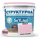Краска цветная СТРУКТУРНАЯ Skyline 0530-R Нежно-розовый 16 кг - изображение 2
