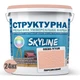 Краска цветная СТРУКТУРНАЯ Skyline 0530-Y70R Персиковый 24 кг - изображение 2