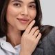Серебряное кольцо с позолотой Minimal 11016п-16 16 - изображение 2
