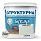 Краска цветная СТРУКТУРНАЯ Skyline 1005-G20Y Амброзия 24 кг - изображение 2