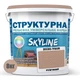 Краска цветная СТРУКТУРНАЯ Skyline 2030-Y60R Румяный 8 кг - изображение 2