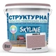 Краска цветная СТРУКТУРНАЯ Skyline 3020-R Пудровый 8 кг - изображение 2