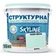 Краска цветная СТРУКТУРНАЯ Skyline 0520-B90G Мята 16 кг - изображение 2
