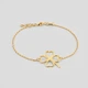 Серебряный браслет с позолотой Minimal 4632п - изображение 4
