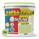 Цветная Краска - Грунт акриловая с кварцевым песком SkyLine 0540-G50Y Лайм 7 кг - изображение 2