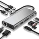 Хаб 10 в 1 SD/TF HDMI 4K30Hz USB2.0 USB 3.0 Type-C PD 100W Stone ST-H36 - изображение 1
