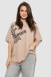 Футболка AGER 4XL Бежевый 244R4001 - изображение 1
