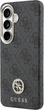 Etui plecki Guess 4G Rhinestone Round Logo MagSafe do Samsung Galaxy S26 Plus Black (3666339613341) - obraz 2