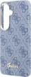 Etui plecki Guess 4G Script MagSafe do Samsung Galaxy S26 Blue (3666339613037) - obraz 6