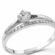 Каблучка срібна фантазія з фіанітами Silver Style 20 р. (10911.50 sku:2300102796800) - зображення 2