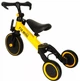 Трехколесный беговел, велосипед Ikonka Trike Fix Mini 8" 3в1 желтый - изображение 10