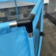 Детский манеж SEWEN Kids голубой складной с сеткой и стальным каркасом - изображение 5