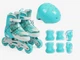 Комплект роликів із захистом 703-11 Best Roller колеса PU, що світяться. Multicolor (розмір 35-38) (186094) - зображення 1